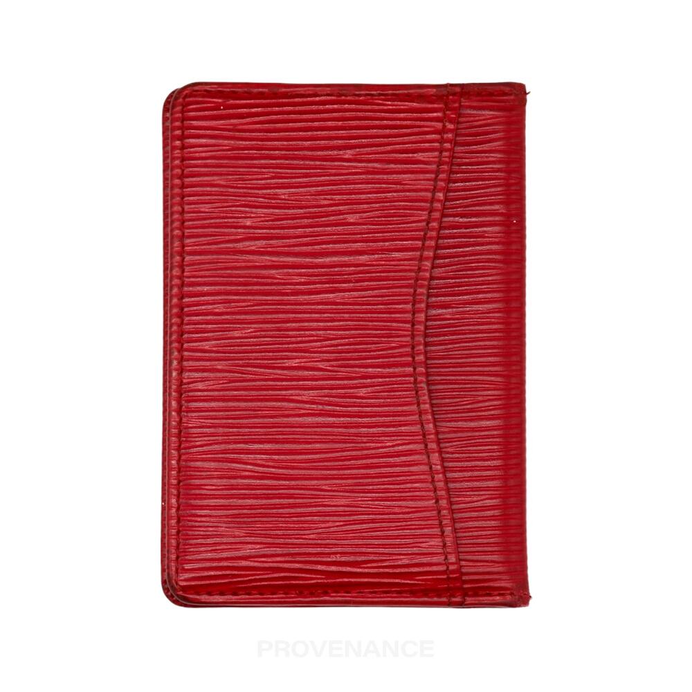 🔴 Louis Vuitton Pocket Organizer - Red Epi Leather - Picture 3 of 9